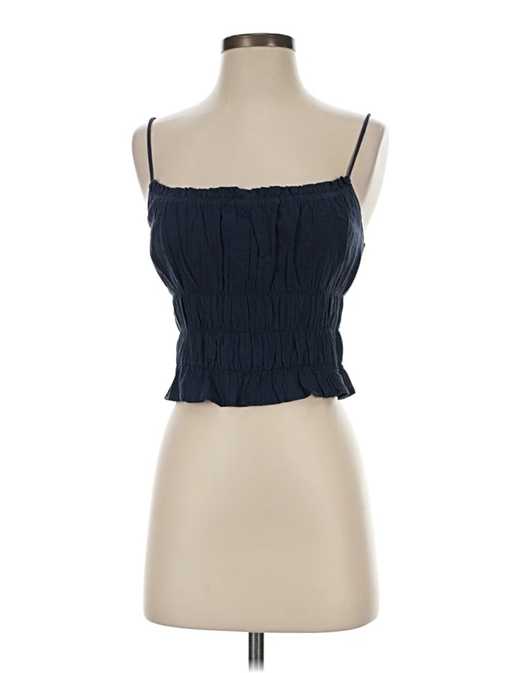 Abound Navy Smocked Spaghetti Strap Cami